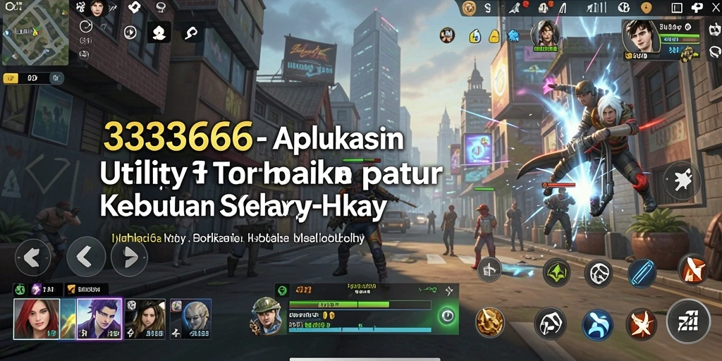 Tampilan antarmuka aplikasi Utility 333666 yang modern dan user-friendly.