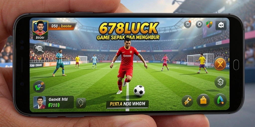 Tampilan gameplay seru dalam dunia sepak bola di 678LUCK.