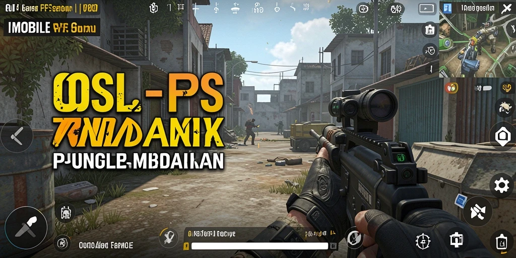 Screenshot gameplay 9SL yang penuh aksi dalam pertempuran FPS.