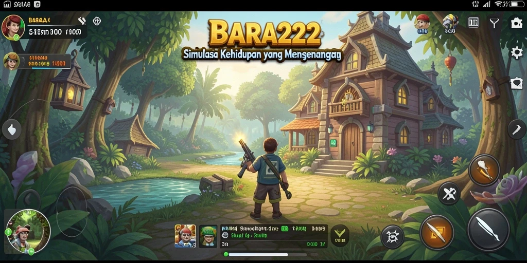 Tangkapan layar BARA22 menampilkan gameplay simulasi yang seru dan interaktif.