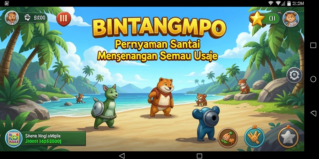Tampilan gameplay BINTANGMPO yang mengasyikkan dan penuh warna.