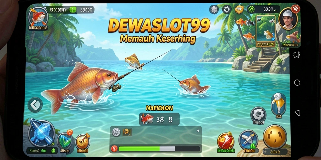 Tangkapan ikan menakjubkan dalam gameplay DEWASLOT99.