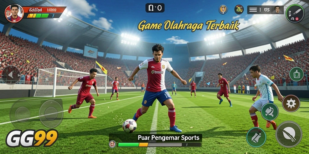 Tampilan gameplay GG99 yang mendebarkan dan penuh energi.