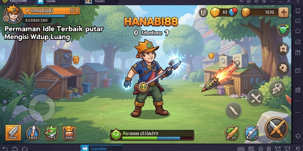 Screenshot utama HANABI88 menampilkan gameplay yang menarik dan interaktif.