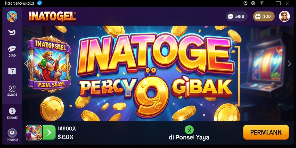 Tampilan gameplay slot yang mengasyikkan di INATOGEL.