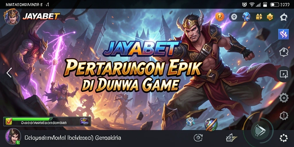 Gameplay JAYABET yang mendebarkan dan penuh aksi pertarungan.