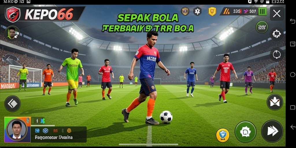 Gameplay seru dan interaktif di KEPO66 dengan tim sepak bola.