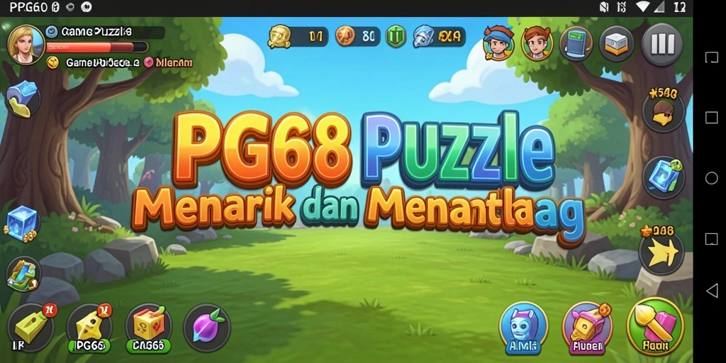 Tampilan gameplay seru dari PGG68 yang penuh tantangan puzzle.